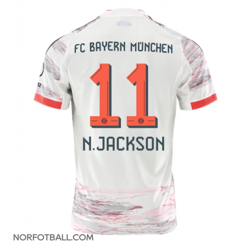 Billige Fotballdrakt Bayern Munich Nicolas Jackson #11 Replika Bortedrakt 2025-26 Kortermet Billige Fotballdrakt Bayern Munich Nicolas Jackson #11 Replika Bortedrakt 2025-26 Kortermet